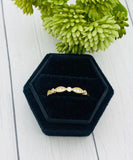 14K Solid Gold Cremation Ring, Multi Stone Human Ashes Ring, Pet Ashes Ring, Dainty Half Band Ring With Hidden Ashes, Memorial Ring