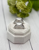Heart Urn Ring, Engraved Name Ring, Human Ashes, Pet Cremains Jewelry, Stainless Steel Personalized Ring