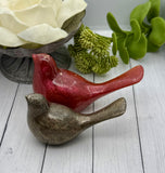 Bird Cremation Figurine, Bird Statue With Ashes, Human Ashes, Pet Cremains, Personalized Colors, Memorial Gift
