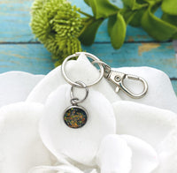 Cremation Keychain With Ashes, Pet or Human Memorial Gift, Keychain With Cremains, Custom Ashes Keychain