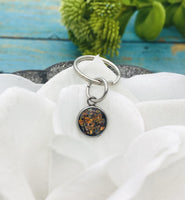 Cremation Keychain With Ashes, Pet or Human Memorial Gift, Keychain With Cremains, Custom Ashes Keychain