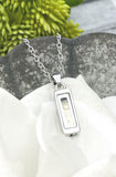 Dainty Cremation Necklace, Urn Pendants, Necklace For Ashes, Ready to Ship, Human Ashes, Pet Cremains, Pet Loss Gift, Teardrop, Rectangle, Circle, Heart  Pendant