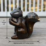 Squirrel Figurine With Ashes, Cremation Squirrel Figure, Human Ashes, Pet Ashes, Memorial Gift