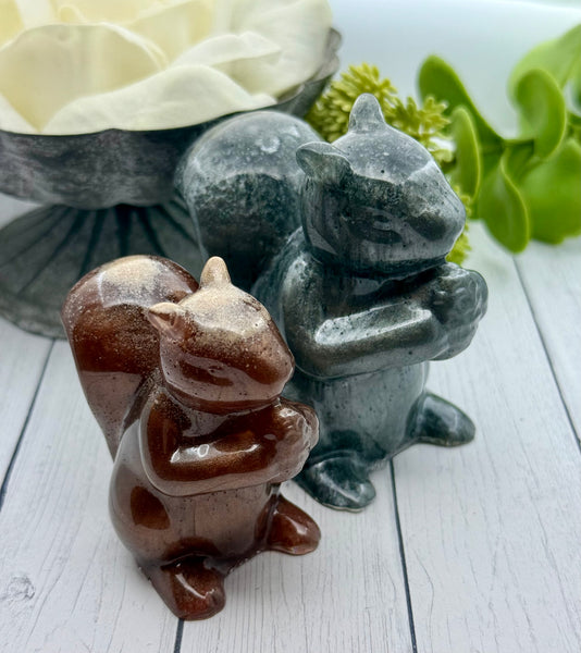 Squirrel Figurine With Ashes, Cremation Squirrel Figure, Human Ashes, Pet Ashes, Memorial Gift