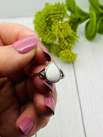 Opal Cremation Ring, Teardrop Shape Ring For Ashes, Hidden Ashes Ring, Human Ashes, Pet Ashes