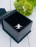 Cremation Ring, Moon Ring With Ashes, Human Ashes Ring, Pet Ashes Jewelry, Memorial Ring