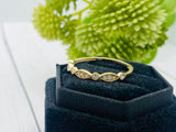 14K Solid Gold Cremation Ring, Multi Stone Human Ashes Ring, Pet Ashes Ring, Dainty Half Band Ring With Hidden Ashes, Memorial Ring