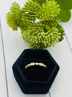 14K Solid Gold Cremation Ring, Multi Stone Human Ashes Ring, Pet Ashes Ring, Dainty Half Band Ring With Hidden Ashes, Memorial Ring