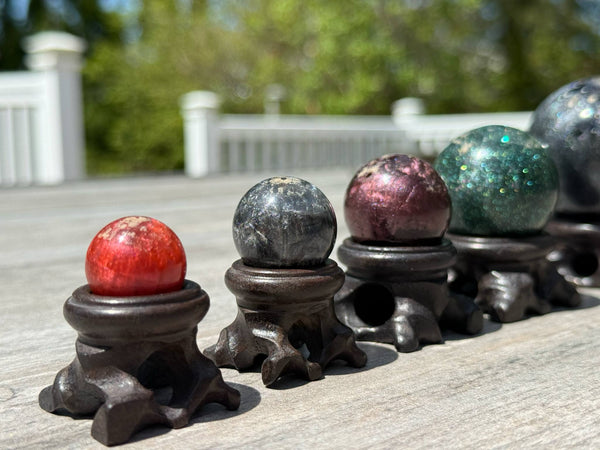 Cremation Orb, Sphere With Ashes, Paperweight, Pet Loss, Human Ashes Gift, Gemstone with Ashes, Cremains