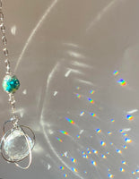 Memorial Suncatcher, Cremation Sun Catcher, Galaxy Prism Crystal Rainbow Maker, Light Maker, Cremation Bead