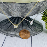 Cremation Ash Necklace, Dainty 6mm Round Bezel, Gold or Silver, Cremains Pendant, Human Ash Jewelry, Pet Ash Jewelry