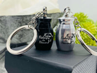 Mini Urn Keychain, Fishing In Heaven Urn, Urn For Ashes, Cremation Urn, Stainless Steel