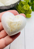 Heart Cremation Stone, Bubble Heart, Keepsake With Ashes, Human Ashes, Pet Cremains