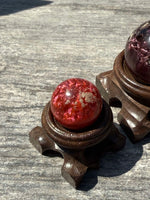 Cremation Orb, Sphere With Ashes, Paperweight, Pet Loss, Human Ashes Gift, Gemstone with Ashes, Cremains