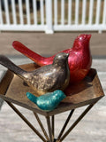 Bird Cremation Figurine, Bird Statue With Ashes, Human Ashes, Pet Cremains, Personalized Colors, Memorial Gift