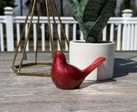 Bird Cremation Figurine, Bird Statue With Ashes, Human Ashes, Pet Cremains, Personalized Colors, Memorial Gift