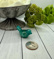 Bird Cremation Figurine, Bird Statue With Ashes, Human Ashes, Pet Cremains, Personalized Colors, Memorial Gift
