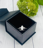 Cremation Ring, Moon Ring With Ashes, Human Ashes Ring, Pet Ashes Jewelry, Memorial Ring