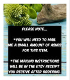 Bird Cremation Figurine, Bird Statue With Ashes, Human Ashes, Pet Cremains, Personalized Colors, Memorial Gift