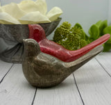 Bird Cremation Figurine, Bird Statue With Ashes, Human Ashes, Pet Cremains, Personalized Colors, Memorial Gift