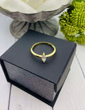 Dainty Marquise Cremation Ring, Gold Ring For Human Ashes, Pet Cremains, Silver Memorial Ring