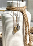 Forget-Me-Not Urn Necklace, Necklace For Ashes, Human Ashes Jewelry, Pet Cremains Necklace, Gold, Silver