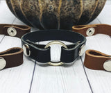 Leather Ring Holder Bracelet, Wear Your Ring On Your Wrist, Widow Bracelet, Nurse, Doctor Ring Holder