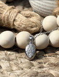 Forget-Me-Not Urn Necklace, Necklace For Ashes, Human Ashes Jewelry, Pet Cremains Necklace, Gold, Silver