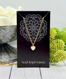 Heart Ashes Necklace, Cremation Pendant, Dainty Gold Heart, Silver Heart, Cremains Pendant, Human Ashes Jewelry, Pet Cremains
