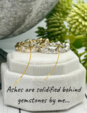 Cremation Ring, Eternity Band With Ashes, Human Cremains Ring, Pet Cremate Jewelry, Gold, Silver, Gemstone