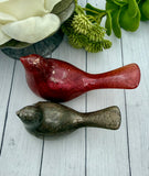 Bird Cremation Figurine, Bird Statue With Ashes, Human Ashes, Pet Cremains, Personalized Colors, Memorial Gift