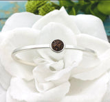 Cremation Cuff Bracelet With Ashes, Sterling Silver Bangle Bracelet With Cremains, Memorial Jewelry, Human Ash Jewelry, Pet Ash Jewelry