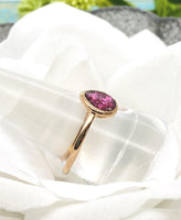 6x8mm Rose Gold Color Plated Stainless Steel Cremation Ring, Ring With Ashes, Memorial Jewelry