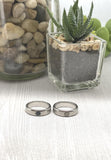 Men's Cremation Ring, Stainless Steel Ring With Ashes, Natural Ashes, Cremains Ring