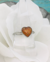 Stainless Steel Heart Cremation Ring