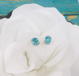 6mm Sterling Silver Cremation Earrings