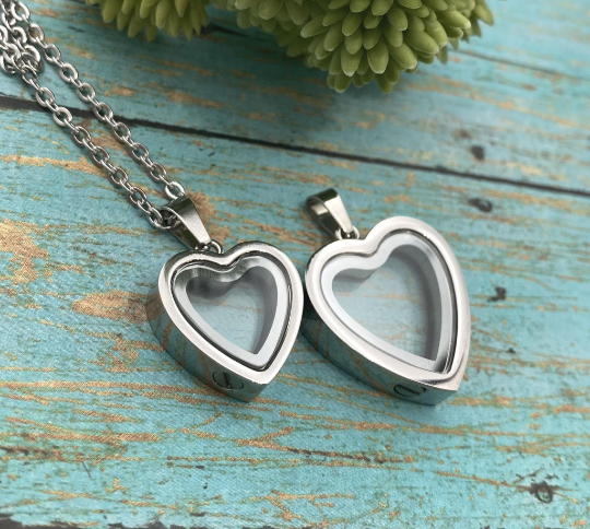Ashes into Glass ® Heart Pendant