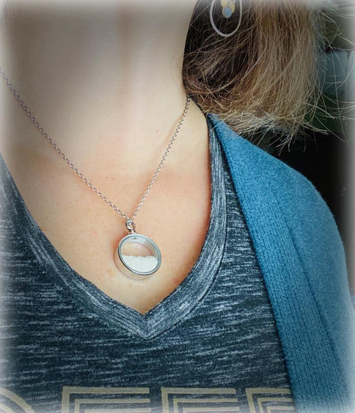 Personalized Double Urn Necklace Teardrop Pendant for Ashes Cremation  Jewelry Necklace for Ashes Human Ashes Keepsake Mom and Dad Memorial - Etsy