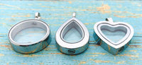 1" Teardrop Cremation Locket, Stainless Steel Ashes Urn, Memorial Pendant, Fill At Home Urn