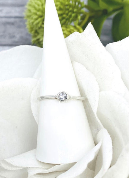 Dainty 3mm Sterling Silver Cremation Ring