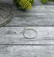 Dainty 3mm Sterling Silver Cremation Ring