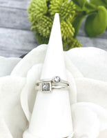 Dainty 3mm Sterling Silver Cremation Ring